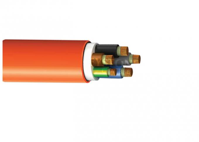 Πορτοκαλής Multicore χαμηλός καπνός μηδενικά 0.6kV 1kV καλώδιο αλόγονου 0